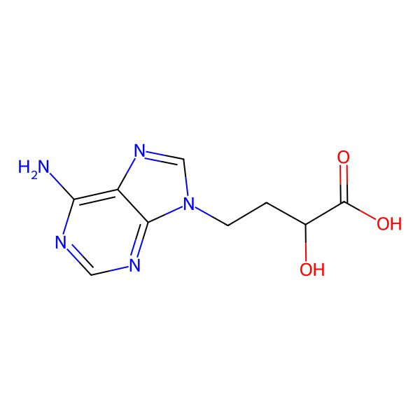 2D Structure of Deoxyeritadenine