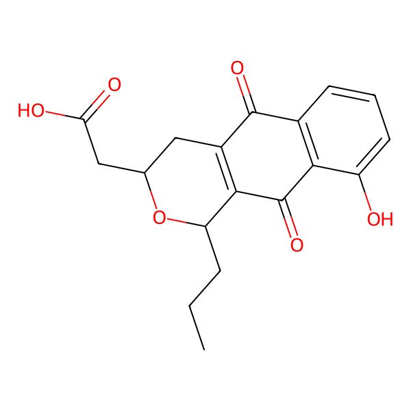 2D Structure of Deoxyfrenolicin