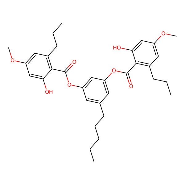 2D Structure of Depsidellin A