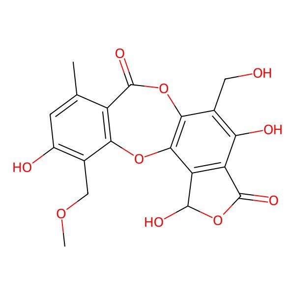 2D Structure of Depsidone 2