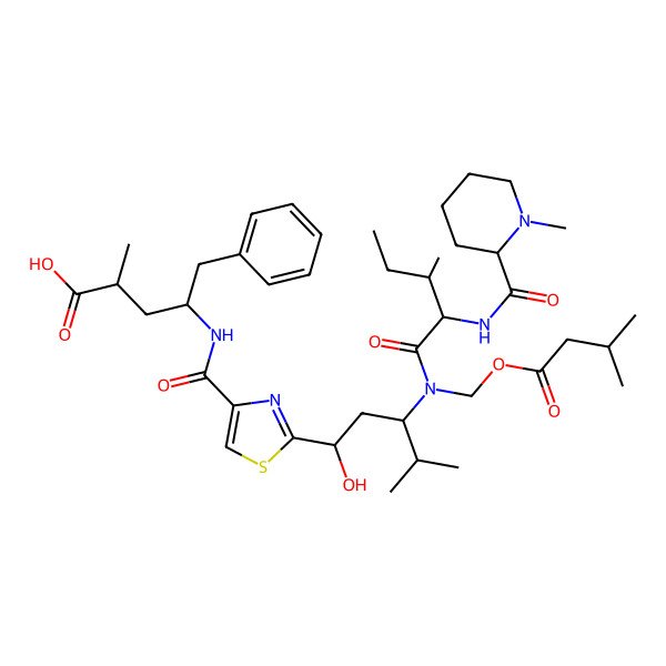 2D Structure of Desacetyltubulysin D