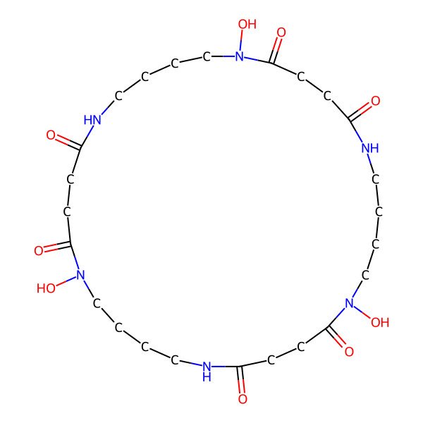 2D Structure of Desferrioxamine X2