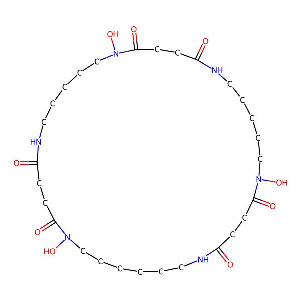 2D Structure of Desferrioxamine X3