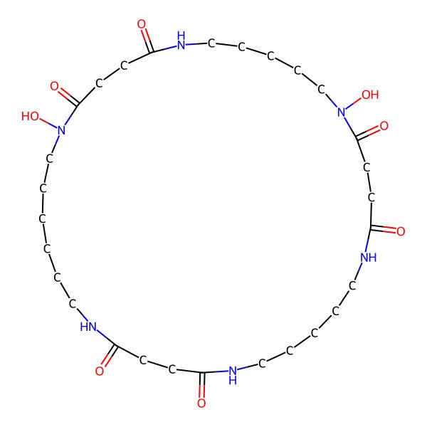 2D Structure of Desferrioxamine X5