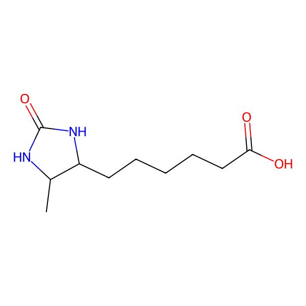 2D Structure of Desthiobiotin