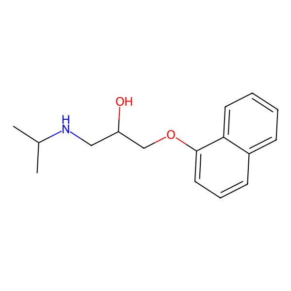 2D Structure of Dexpropranolol
