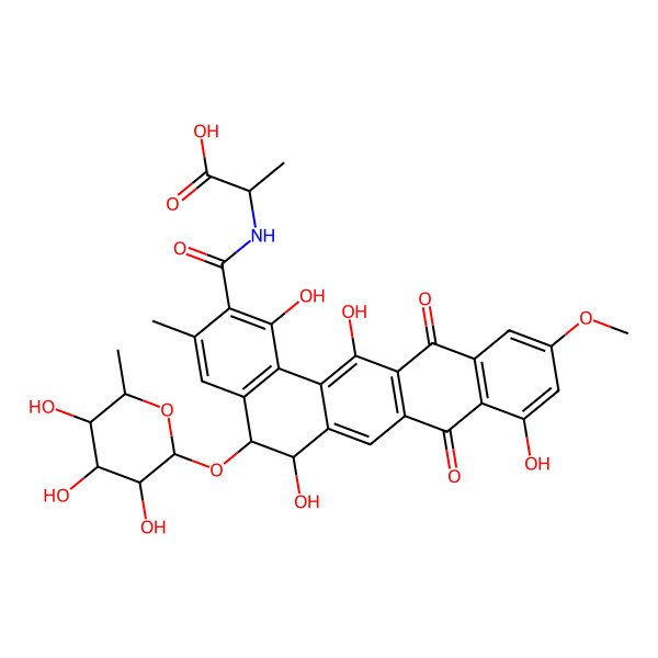 2D Structure of Dexylosylbenanomicin A