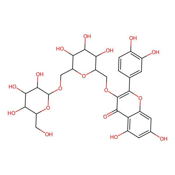 2D Structure of 2-(3,4-dihydroxyphenyl)-5,7-dihydroxy-3-[[(2S,3R,4R,5S,6R)-3,4,5-trihydroxy-6-[[(2R,3R,4S,5S,6R)-3,4,5-trihydroxy-6-(hydroxymethyl)oxan-2-yl]oxymethyl]oxan-2-yl]methoxy]chromen-4-one