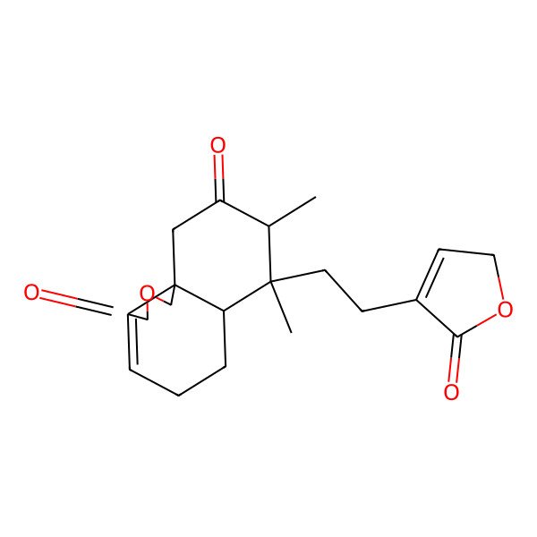 2D Structure of (6aR,7R,8S,10aS)-7,8-dimethyl-7-[2-(5-oxo-2H-furan-4-yl)ethyl]-1,5,6,6a,8,10-hexahydrobenzo[d][2]benzofuran-3,9-dione