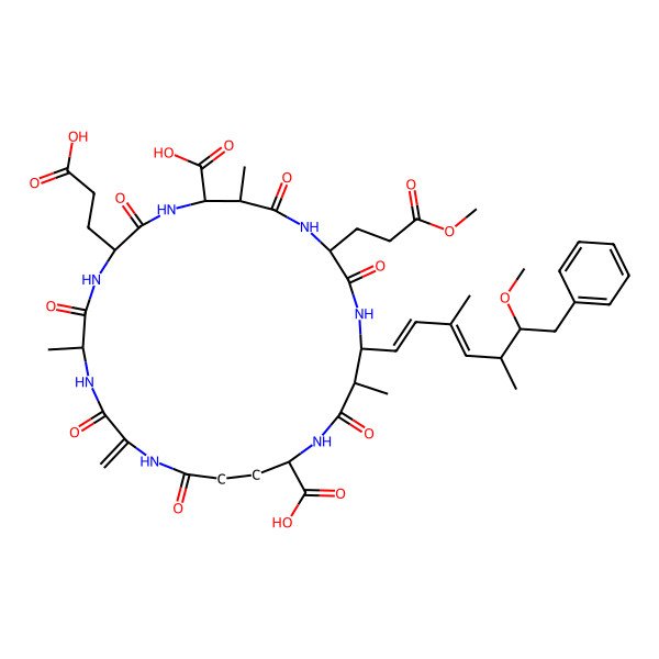 2D Structure of [Dha7]MC-EE(OMe)