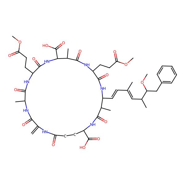 2D Structure of [Dha7]MC-E(OMe)E(OMe)