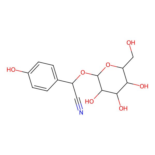2D Structure of Dhurrin 2D Structure of Dhurrin