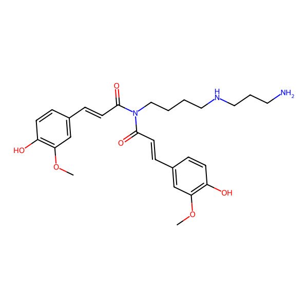 2D Structure of Di-feruloylspermidine