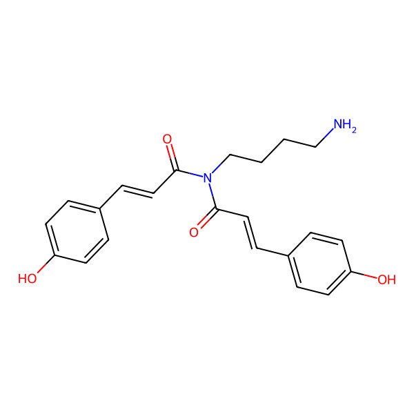 2D Structure of Di-p-coumaroylputrescine