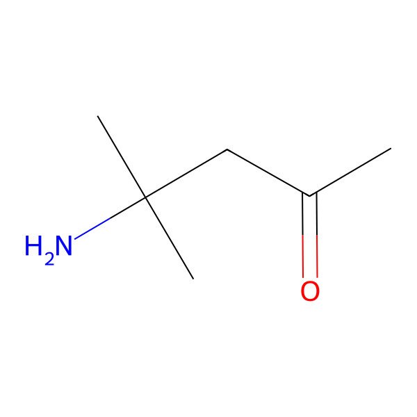 2D Structure of 4-Amino-4-methyl-2-pentanone
