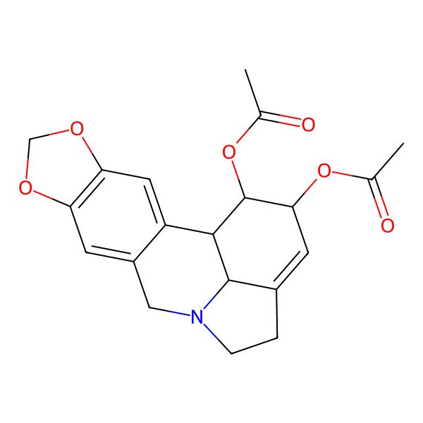 2D Structure of Diacetyl lycorine