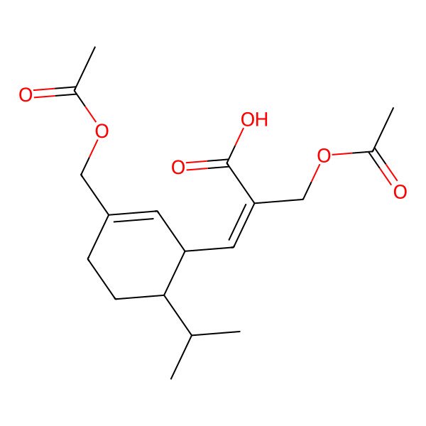 2D Structure of Diacetylgliocladic acid