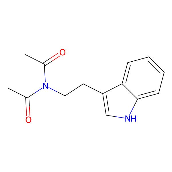 2D Structure of N,N-Diacyltryptamine