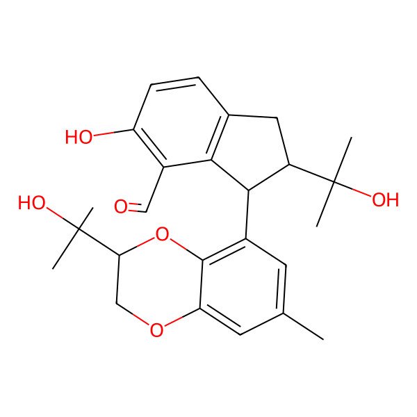 2D Structure of Diaporindene B