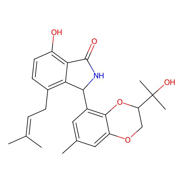 2D Structure of Diaporisoindole A