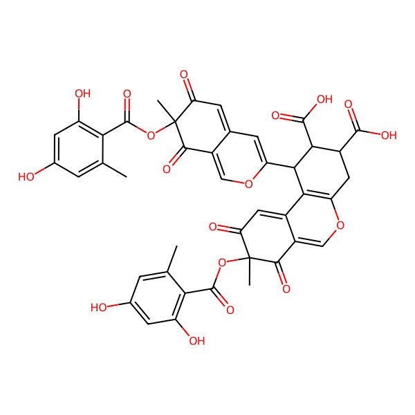 2D Structure of Diazaphilonic acid
