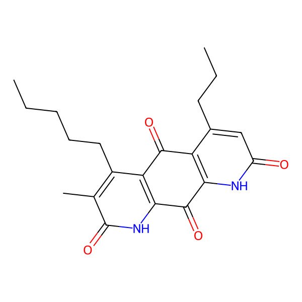 2D Structure of Diazaquinomycin G