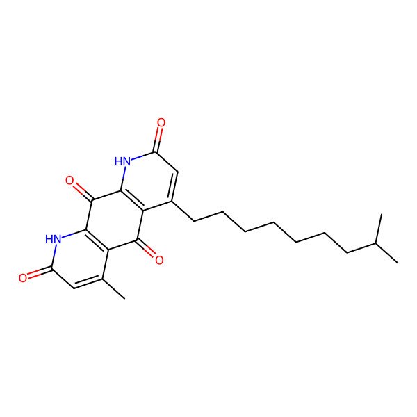 2D Structure of Diazaquinomycin J