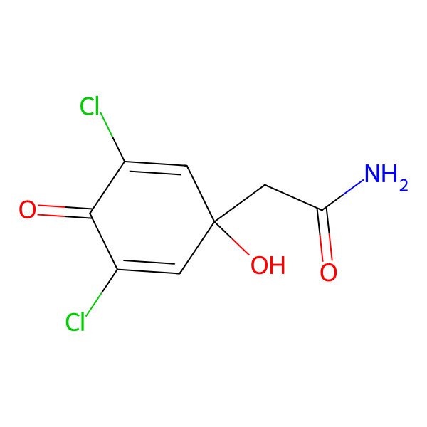 2D Structure of Dichloroverongiaquinol 2D Structure of Dichloroverongiaquinol