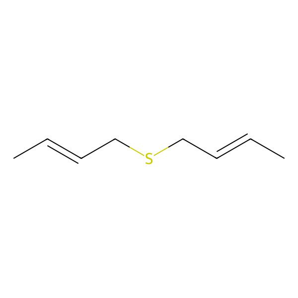 2D Structure of Dicrotyl sulfide