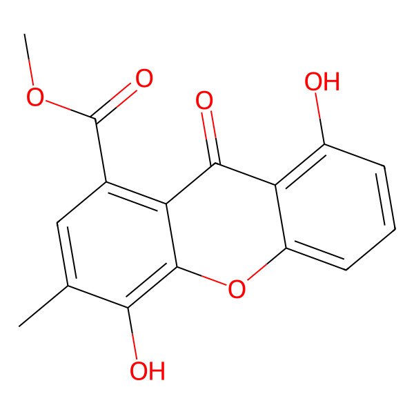 2D Structure of Dictyosporixanthone A