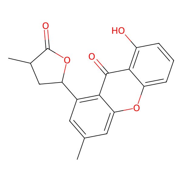 2D Structure of Dictyosporixanthone B