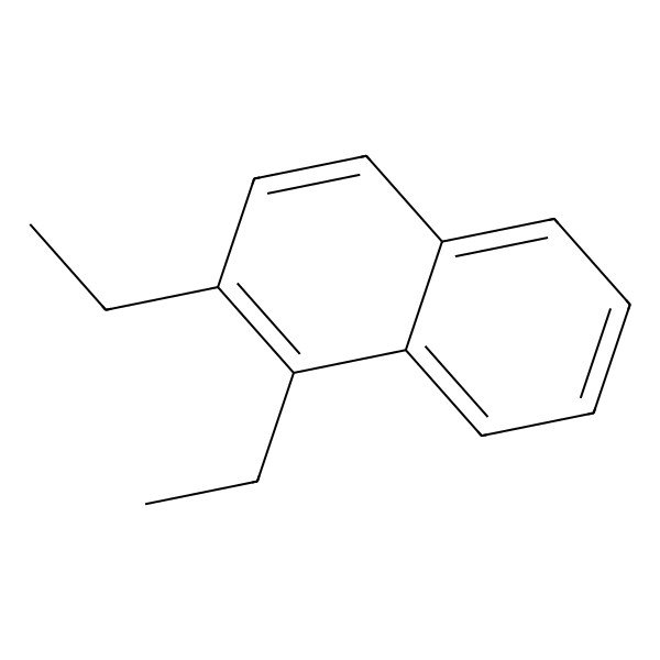 2D Structure of 1,2-Diethylnaphthalene