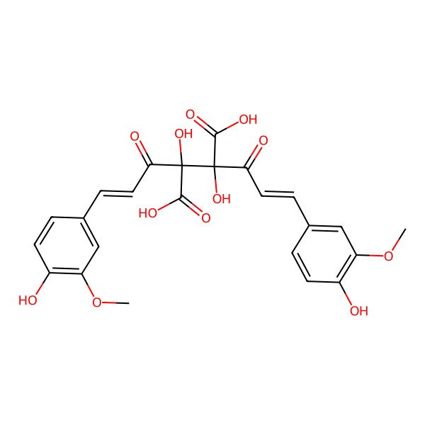 2D Structure of Diferuloyltartaric acid