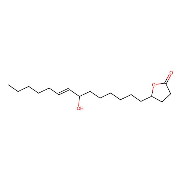 2D Structure of Dihydro-5-(7-hydroxy-8-tetradecenyl)-2(3h)-furanone