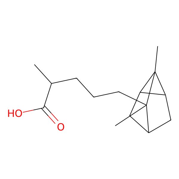 2D Structure of Dihydro-alpha-santalic acid