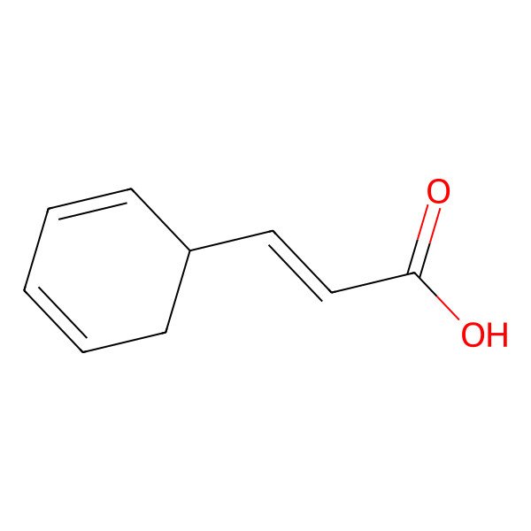 2D Structure of Dihydro-cinnamic acid