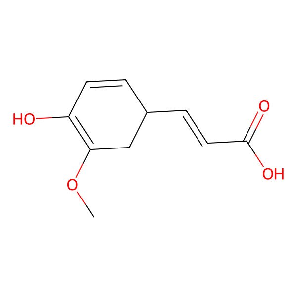 2D Structure of Dihydro-ferulic acid