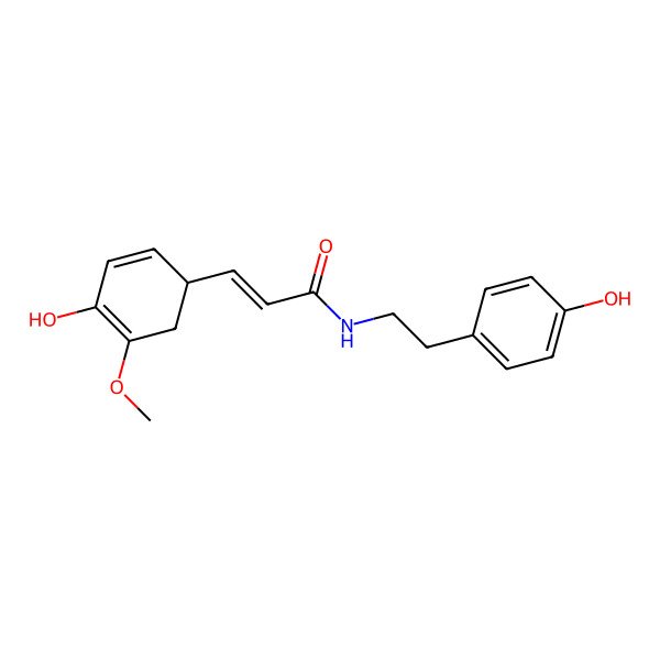 2D Structure of Dihydro-feruloyltyramine