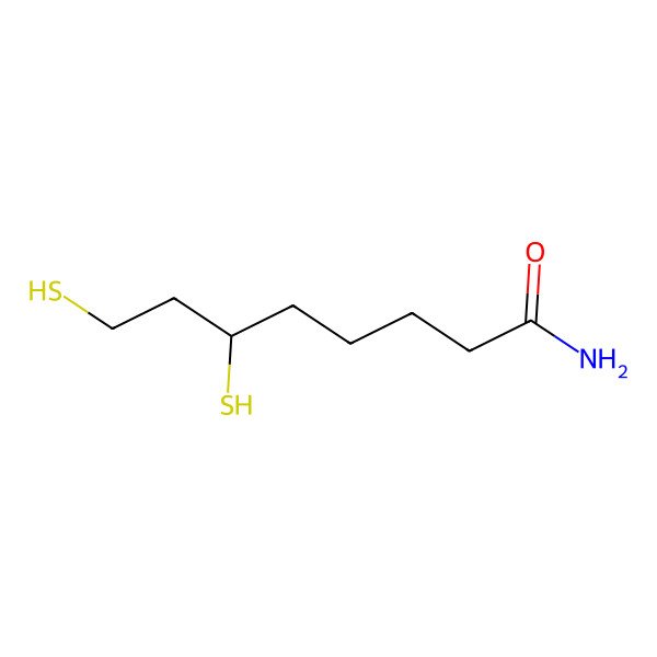 2D Structure of Dihydrolipoamide