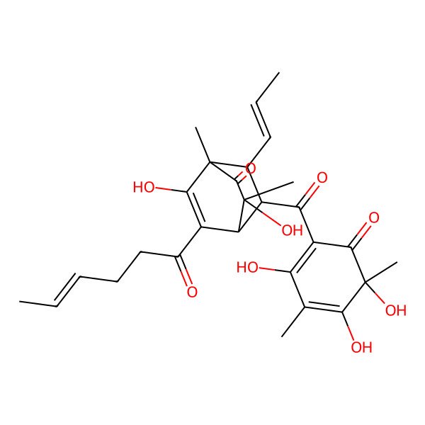 2D Structure of Dihydrooxosorbiquinol