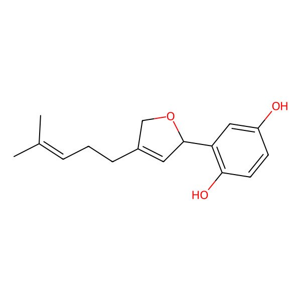 2D Structure of Dihydroshikonofuran
