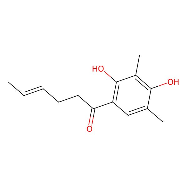 2D Structure of Dihydrosorbicillin
