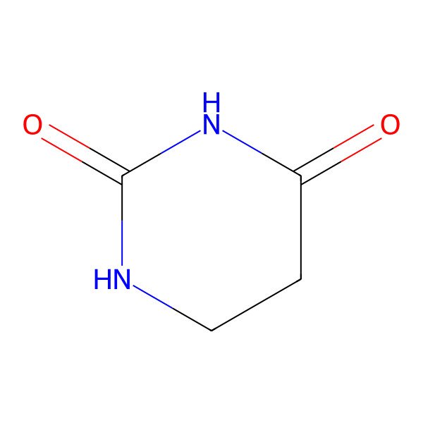 2D Structure of Dihydrouracil