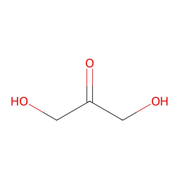 2D Structure of Dihydroxyacetone