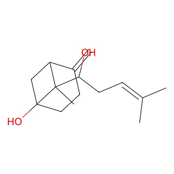 2D Structure of Dihydroxybergamotene