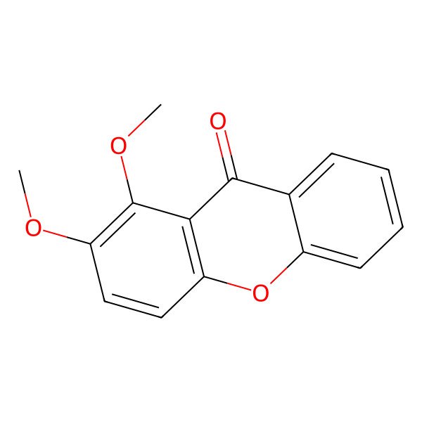 2D Structure of Dimethoxyxanthone
