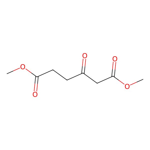 2D Structure of Hexanedioic acid, 3-oxo-, 1,6-dimethyl ester