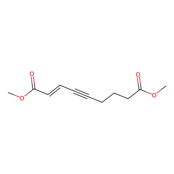 2D Structure of dimethyl (E)-non-2-en-4-ynedioate