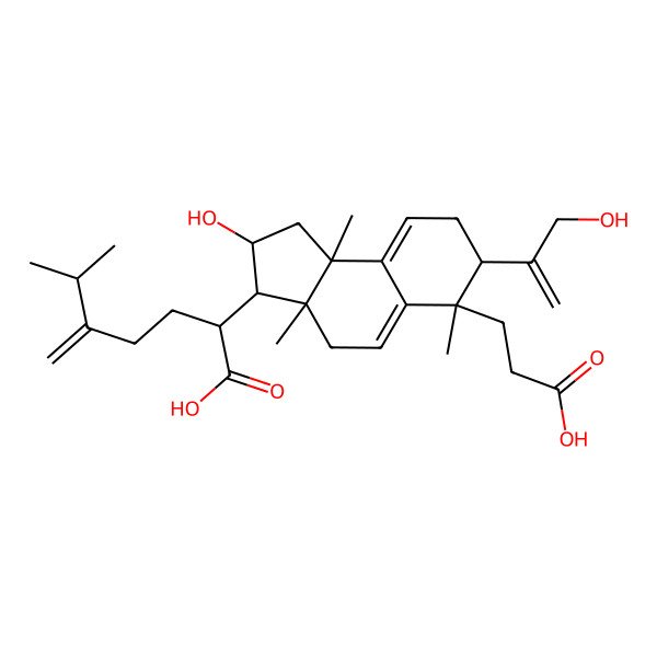 2D Structure of Dimethyl poricoate F