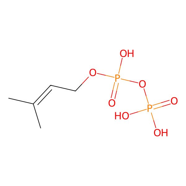 2D Structure of Dimethylallyl diphosphate